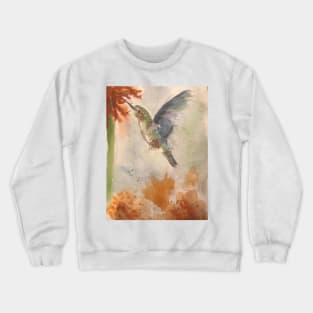 Watercolor hummingbird Crewneck Sweatshirt